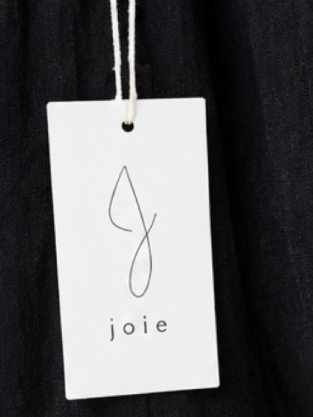 NWT Joie Black Semi-Sheer Maxi Skirt with Front Slit - Picture 4 of 4